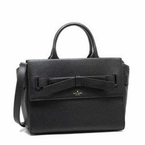 Kate Spade Black Natala Avalon Bow Satchel NEW